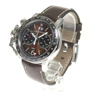 GRAHAM Chronofighter Vintage GMT 2CVBC.C01A Date GMT AT Men's Watch_863816